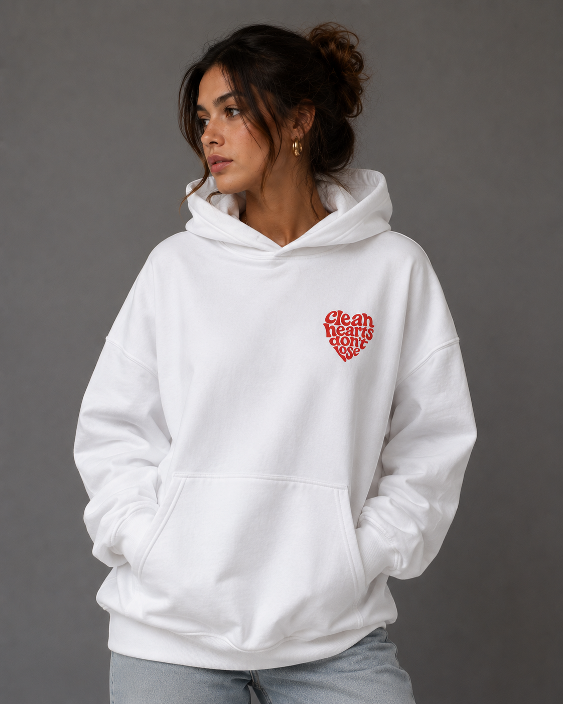 Hoodie 001 White